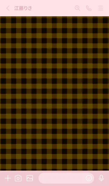 [LINE着せ替え] ザ ハート チェック .27の画像2