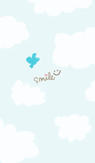 [LINE着せ替え] 幸せの青い鳥 空8の画像1