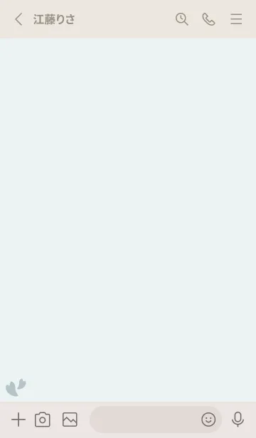 [LINE着せ替え] 桜14<グリーンブルー>の画像2