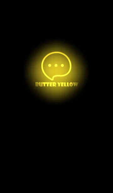 [LINE着せ替え] Butter Yellow Neon Theme V4 (JP)の画像1