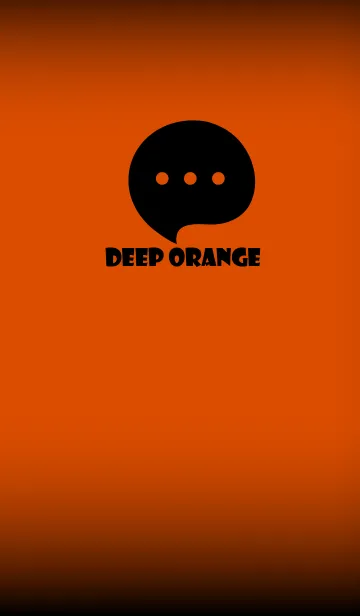 [LINE着せ替え] Deep Orange And Black V.4 (JP)の画像1