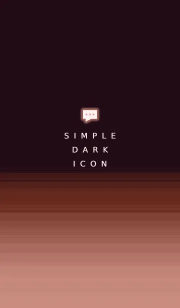 [LINE着せ替え] シンプル ダーク アイコン 132の画像1