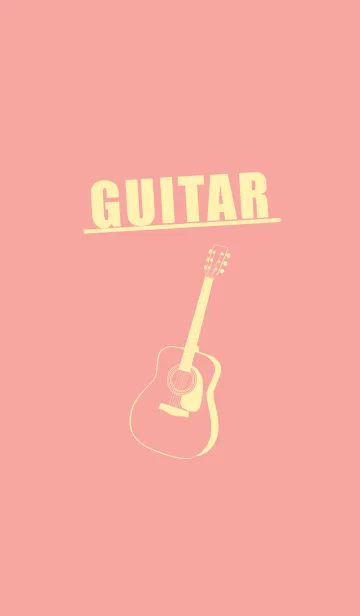 [LINE着せ替え] GUITAR COLOR  ディープシェルピンクの画像1