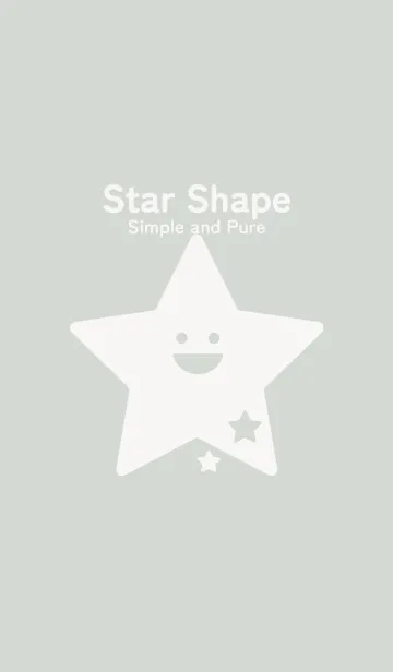 [LINE着せ替え] 星型の着せかえ ペールミストホワイトの画像1