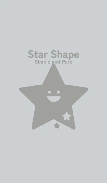 [LINE着せ替え] 星型の着せかえ スカイグレイの画像1