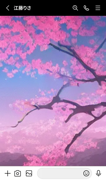 [LINE着せ替え] 幻想桜#DT126。の画像2