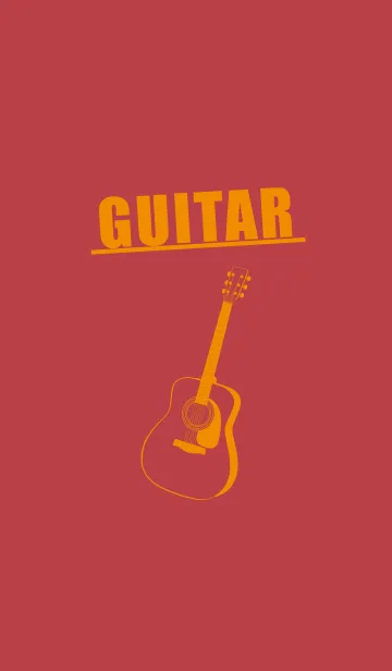 [LINE着せ替え] GUITAR COLOR  臙脂の画像1