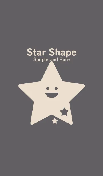 [LINE着せ替え] 星型の着せかえ スレートグレイの画像1