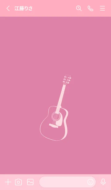 [LINE着せ替え] GUITAR COLOR  ロータスピンクの画像2