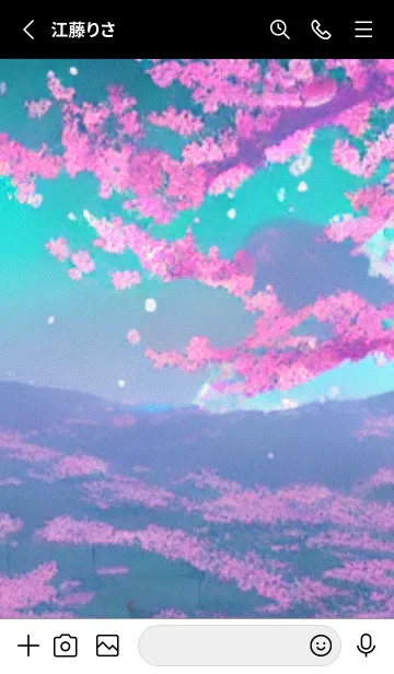 [LINE着せ替え] 幻想桜#DT115。の画像2