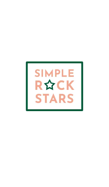 [LINE着せ替え] シンプル ロック スター 72の画像1