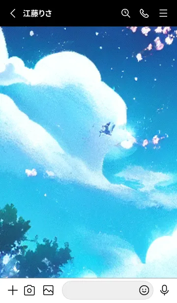 [LINE着せ替え] 幻想桜#DU04。の画像2