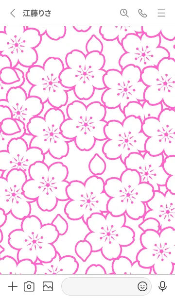 [LINE着せ替え] サクラ 25の画像2