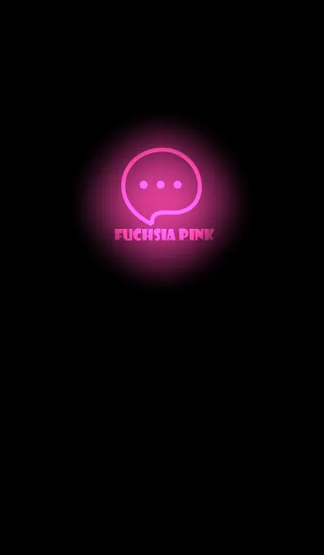 [LINE着せ替え] Fuchsia Pink Neon Theme V4 (JP)の画像1