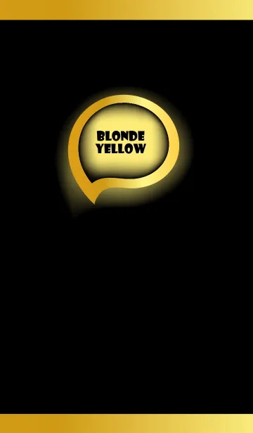 [LINE着せ替え] Blonde Yellow Gold Black Theme (JP)の画像1