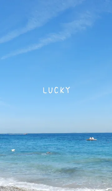 [LINE着せ替え] 心を癒す 空と海16の画像1