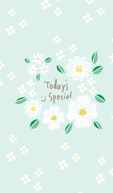 [LINE着せ替え] 白い可憐な花25の画像1