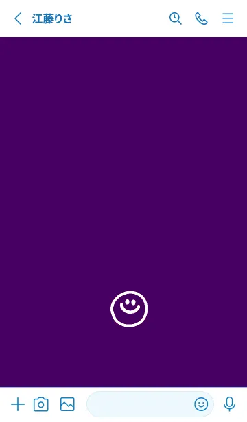 [LINE着せ替え] ミニスマイル* 074の画像2