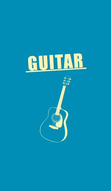 [LINE着せ替え] GUITAR COLOR  セルリアンブルーの画像1