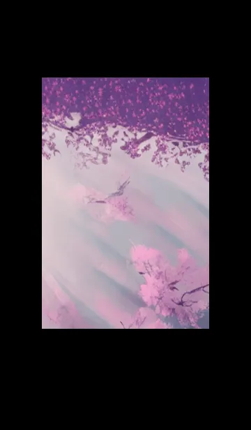 [LINE着せ替え] 幻想桜#DU021。の画像1