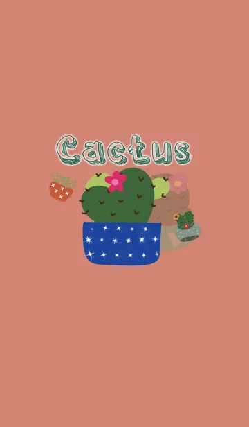 [LINE着せ替え] Cactus    cuteの画像1