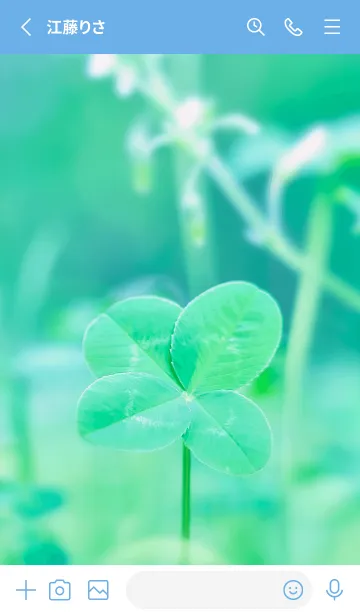 [LINE着せ替え] 四つ葉のクローバー Vintage Lens #6-13の画像2