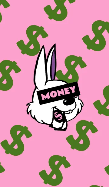 [LINE着せ替え] マネー ラビット 350の画像1