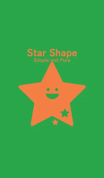 [LINE着せ替え] 星型の着せかえ 鸚緑の画像1