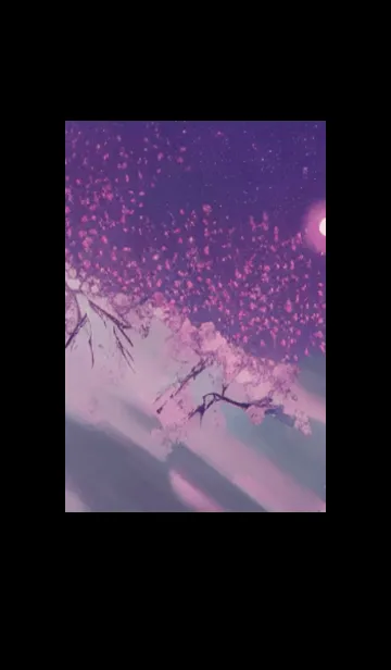 [LINE着せ替え] 幻想桜#DU024。の画像1