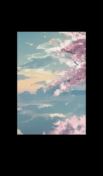 [LINE着せ替え] 幻想桜#DU015。の画像1