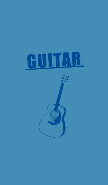 [LINE着せ替え] GUITAR COLOR  ブルーシェルの画像1