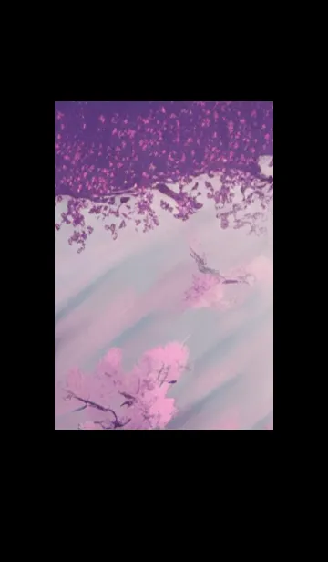 [LINE着せ替え] 幻想桜#DU013。の画像1