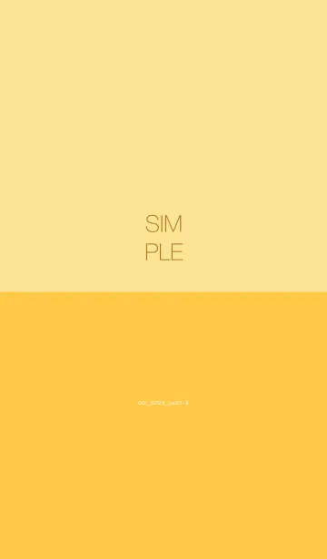 [LINE着せ替え] 00i_24_イエロー3-3の画像1