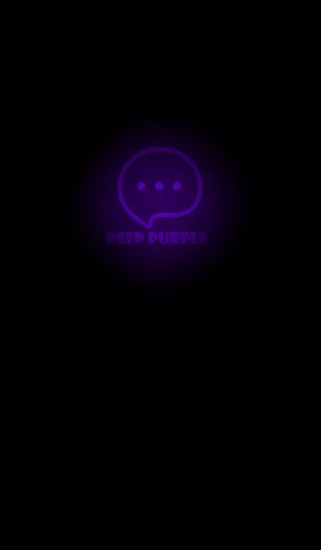 [LINE着せ替え] Deep Purple Neon Theme V4 (JP)の画像1