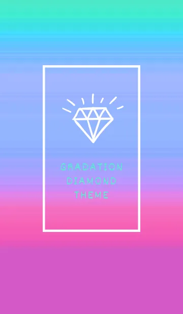 [LINE着せ替え] グラデーション ダイアモンド  232の画像1