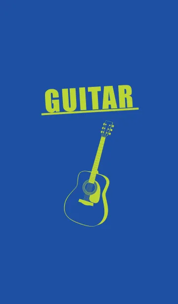 [LINE着せ替え] GUITAR COLOR  瑠璃色の画像1