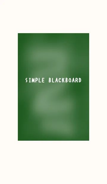 [LINE着せ替え] シンプルな黒板の着せかえ/クリームピンクの画像1