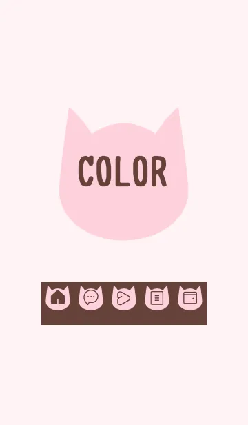 [LINE着せ替え] pink color N23の画像1