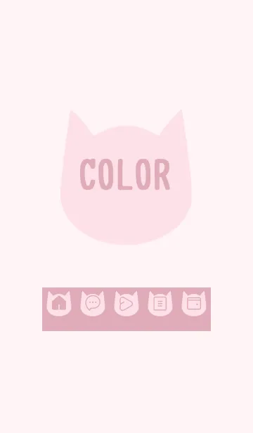[LINE着せ替え] pink color N25の画像1