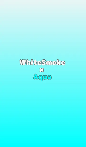 [LINE着せ替え] ホワイトスモーク★アクア.TKCの画像1