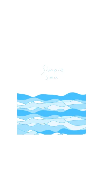 [LINE着せ替え] 静かな波の海の画像1