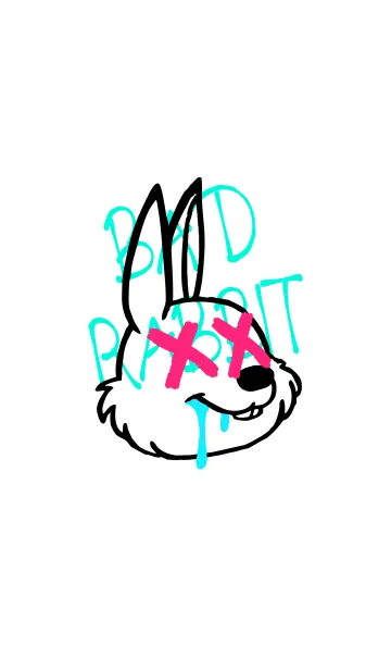 [LINE着せ替え] バッド ラビット 172の画像1