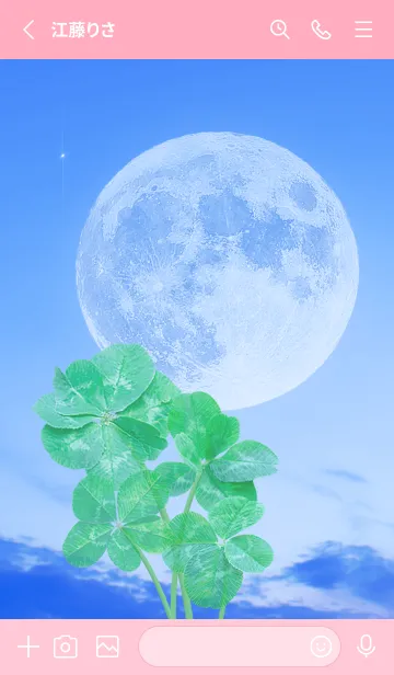 [LINE着せ替え] Real Lucky Clovers Full Moon #1-3の画像2