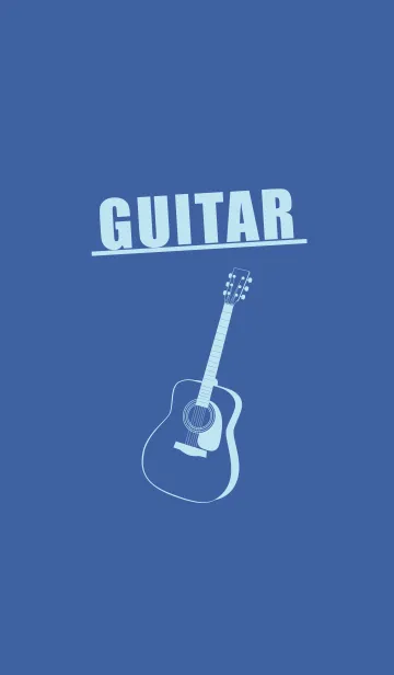 [LINE着せ替え] GUITAR COLOR  ハイドレンジアブルーの画像1