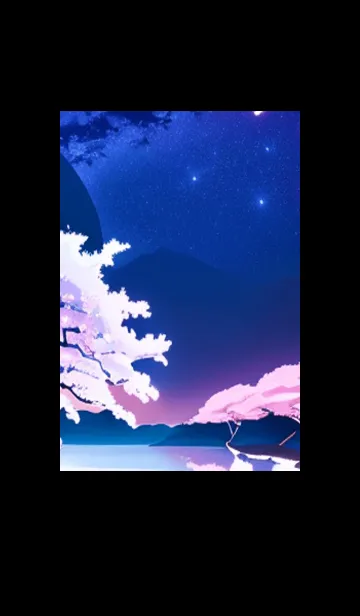 [LINE着せ替え] 幻想桜#DV018。の画像1