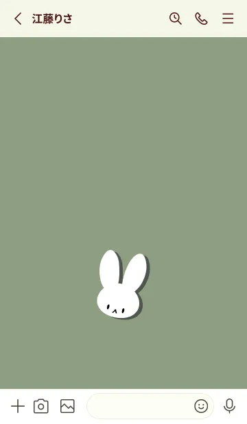 [LINE着せ替え] ミニ ラビット 19の画像2