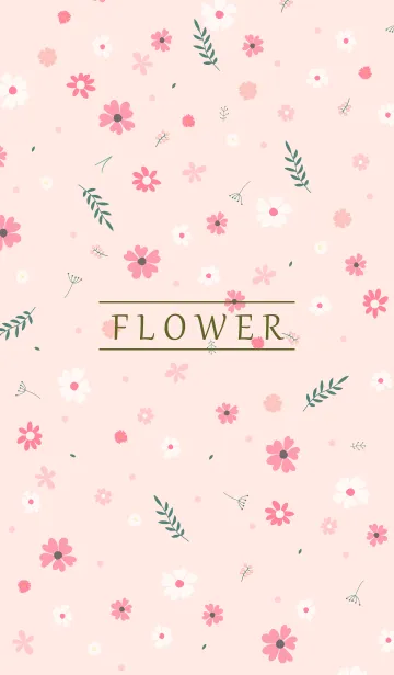 [LINE着せ替え] MANY FLOWERS PINK 91の画像1