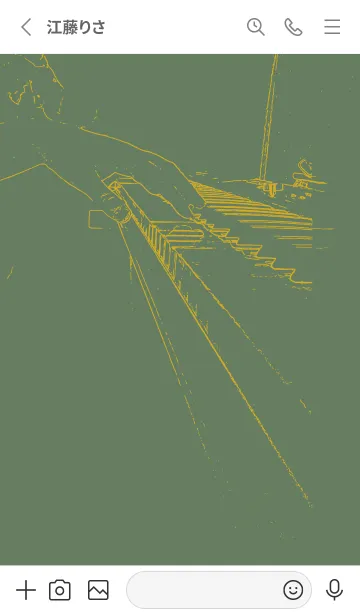 [LINE着せ替え] ピアノ演奏  エルムグリーンの画像2