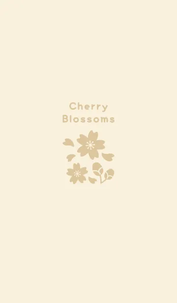 [LINE着せ替え] 桜15<イエロー>の画像1