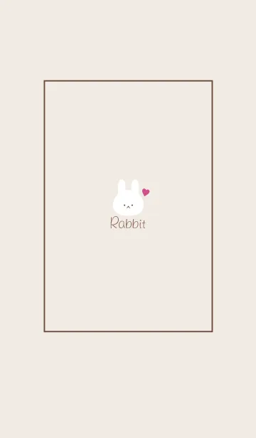 [LINE着せ替え] Rabbit-Dusky.Beige 25の画像1